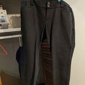 Torrid black dressy capris